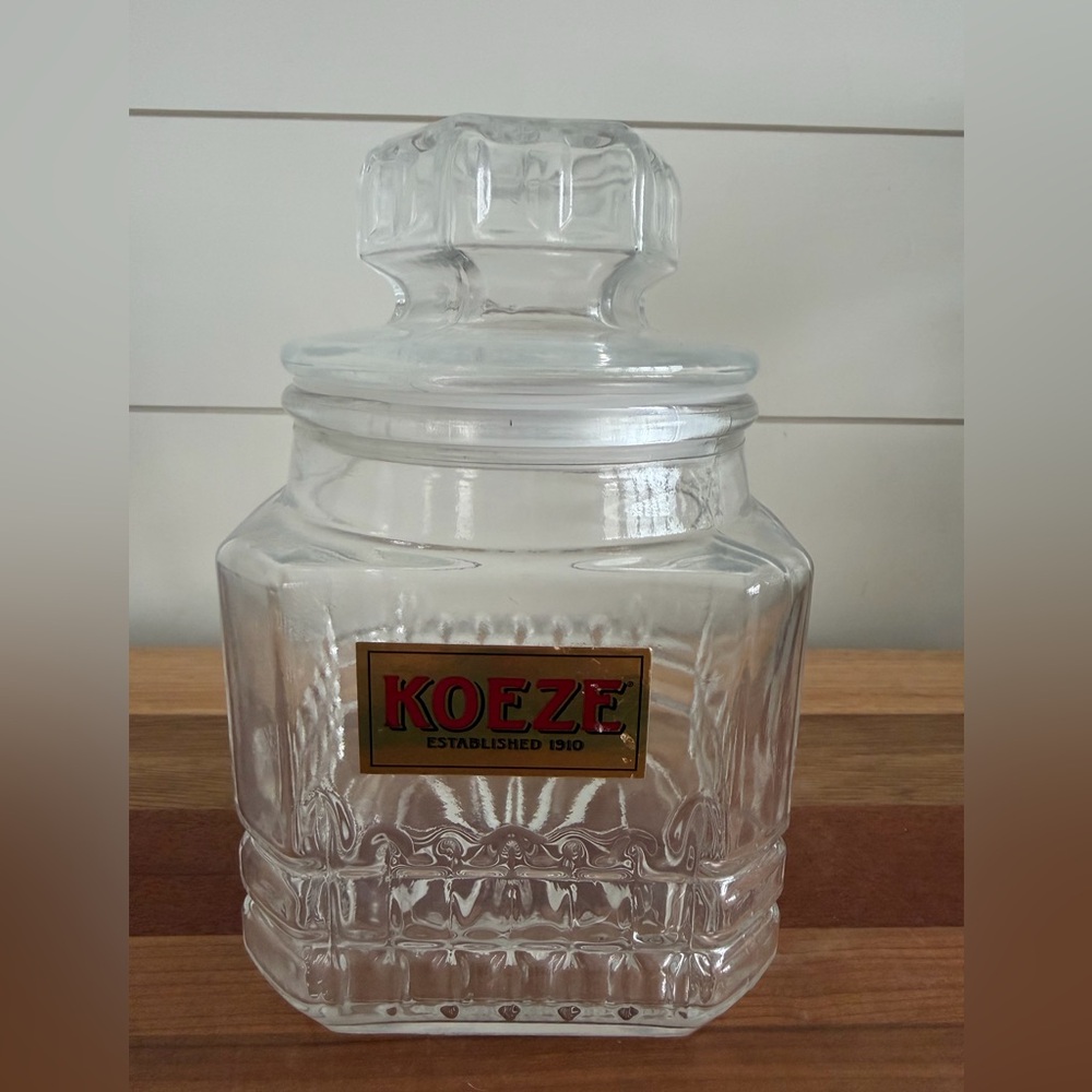 Vintage Koeze Apothecary 7.25” Canister